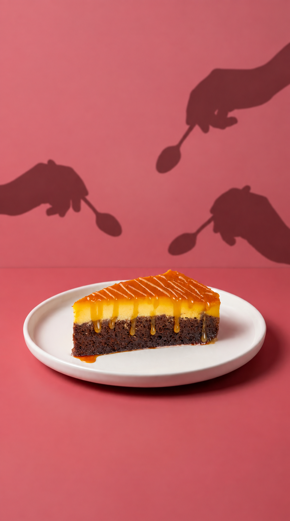 Chocoflan con caramelo